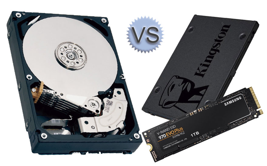 HDD vs SSD ≫ hard drive choose ≫ SSD Solid Disks